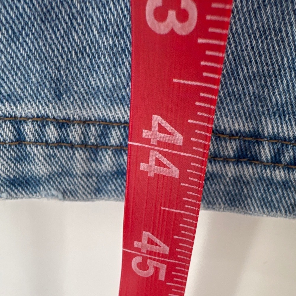 Billabong Wrangler Womens Flare Jeans 28 Blue Patchwork High Rise Bell Bottom - Picture 9 of 9